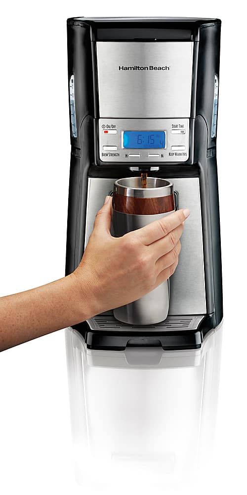 Hamilton Beach - BrewStation Summit Ultra 12 Cup Dispensing Coffee Maker - Black - Image 5