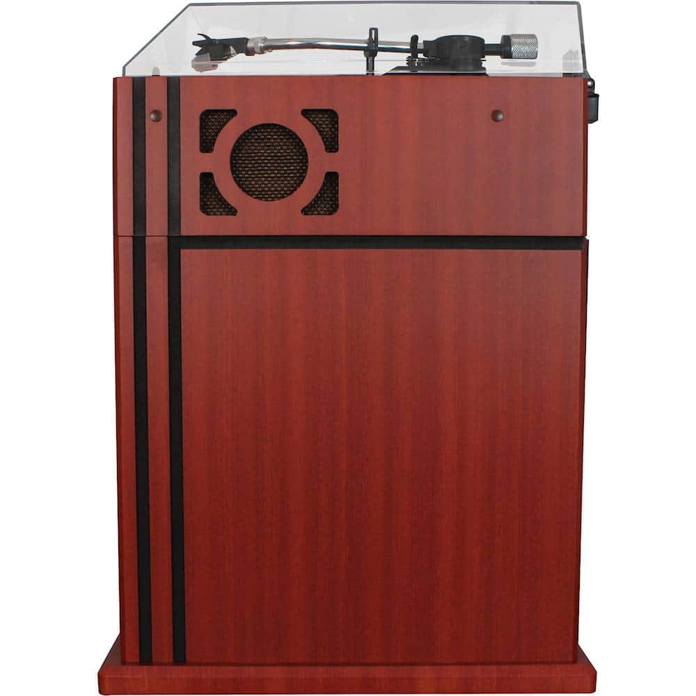 Spectra - SB6059 Bluetooth Stereo Turntable with Storage - Brown - Image 2