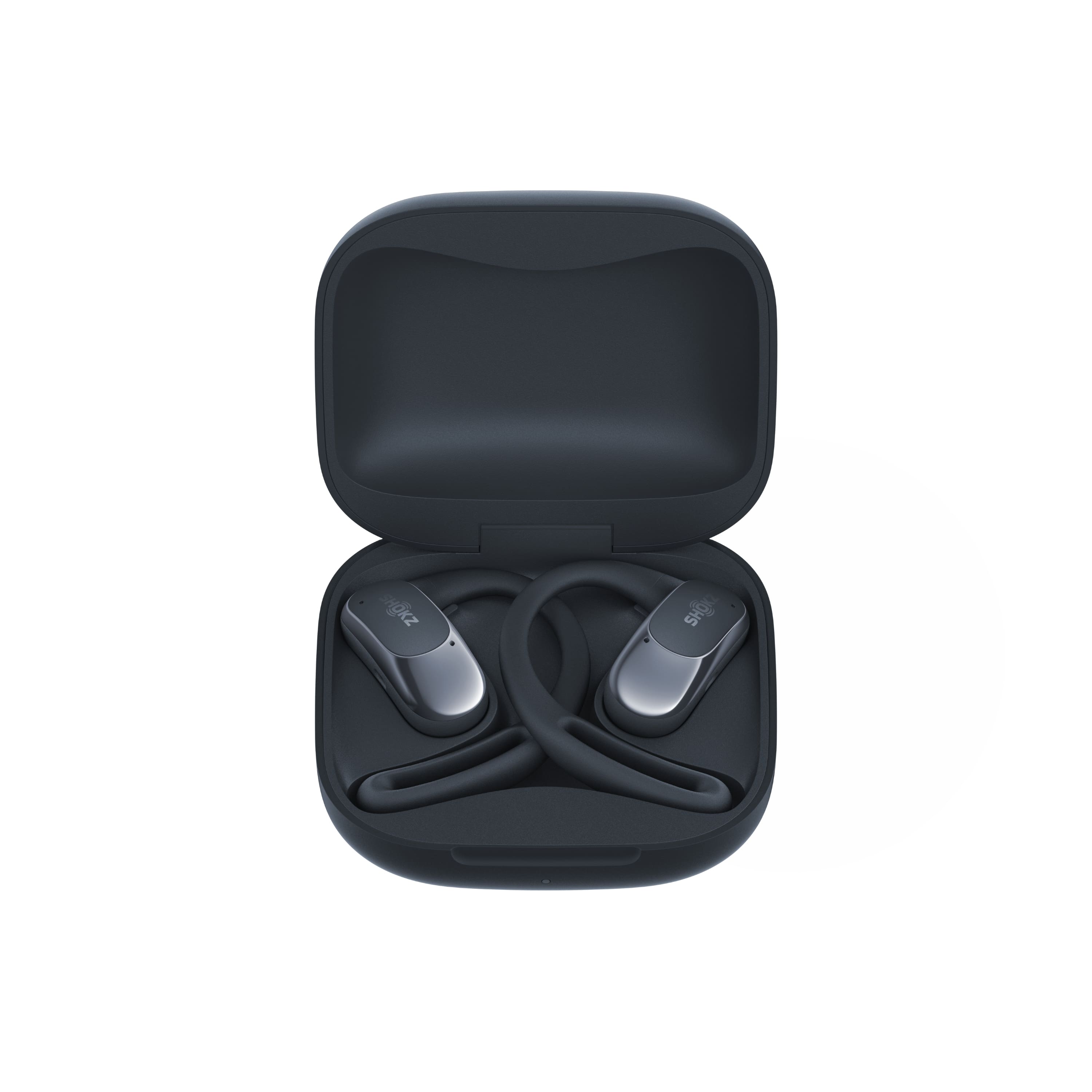 Shokz - OpenFit Air Open-Ear True Wireless Earbuds - Black - Image 3